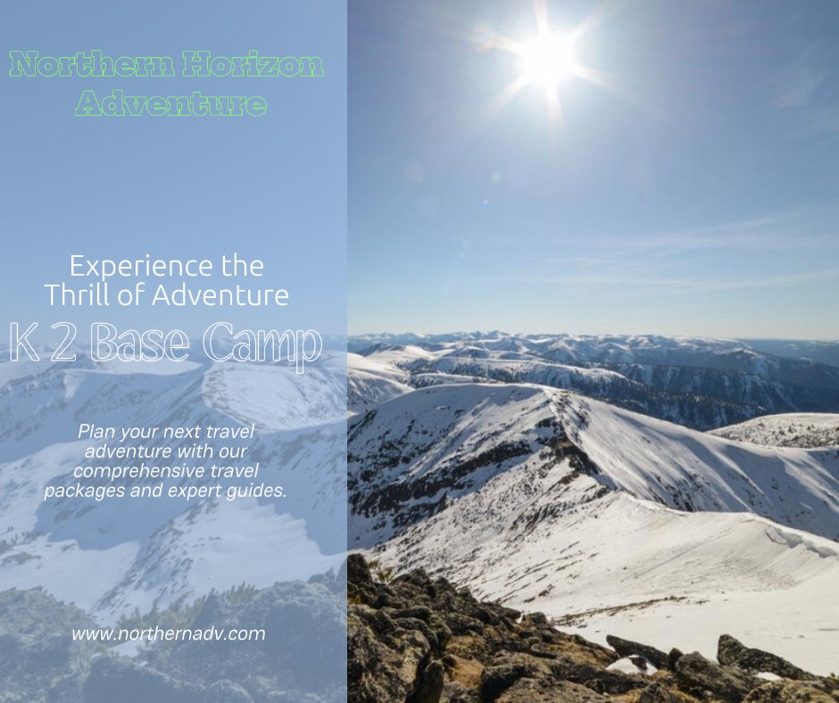 K2 Base Camp - The K2 Base Camp trek is an unforgettable adventure through the rugged beauty of the Karakoram Range, leading to the foot of the world’s second-highest peak. This challenging yet rewarding trek takes you through remote valleys, breathtaking glaciers, and iconic landmarks like Concordia. Ideal for trekking enthusiasts, it offers stunning views of K2, Broad Peak, and Gasherbrum peaks, making it a dream journey for mountaineers and nature lovers.